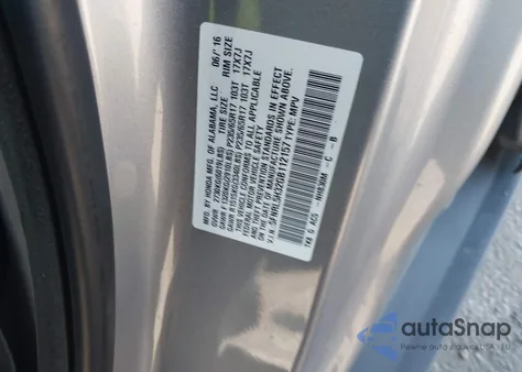 2016 Honda Odyssey Se from USA, damaged, VIN 5FNRL5H32GB112157